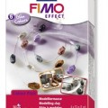 FIMO Gyurma készlet, 6x57 g, égethető, &quot;Effect Material Pack&quot;, gyöngyház színek