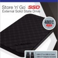 Verbatim SSD (külső memória), 480GB, USB 3.1, &quot;Store n Go&quot;, fekete