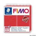 FIMO Gyurma, 57 g, égethető, &quot;Leather Effect&quot;, dinnyepiros