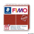 FIMO Gyurma, 57 g, égethető, &quot;Leather Effect&quot;, rozsdabarna