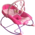 Baby Mix Pihenőszék babák számára 2in1 rózsaszín