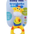 Baby Mix Csörgő sárga zsiráf