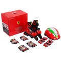 CHIPOLINO Ferrari görkorcsolya + biztonsági szett 29-32 méret - piros