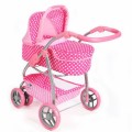 PLAYTO Multifunkciós kocsi babáknak Jasmínka világos rózsaszín