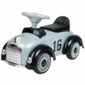 BAYO Gyerek kisautó melódiával és vezető rúddal Retro grey