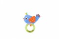 LORELLI Toys karikás plüss csörgő - kék madár
