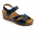 Leon Comfortstep Leon Comfortstep 1056 kék női bőr szandál 36-41
