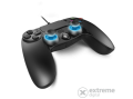 Spirit of Gamer XGP WIRED PS4 gamepad PC és PS4 kompatibilis, fekete-kék