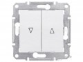 SCHNEIDER Schnedier Electric Sedna NR105 süllyesztett elektromos redőnykapcsoló, fehér (SDN1300121)