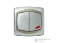 MENTAVILL Ton 105J csillárkapcsoló jelzőfényes , ezüst (OS-LP2CSEZ)