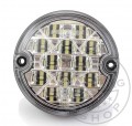 TruckerShop LED lámpa kerek tolató 12/24V csatlakozós