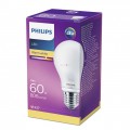 Philips E27 LED opál 7W 806lm 2700K meleg fehér 300° - 60W izzó helyett