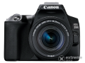 Canon EOS 250D DSLR fényképezőgép kit (EF 18-55mm IS STM objektívvel), fekete