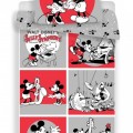 Minnie Disney és Mickey ágyneműhuzat music 140x200cm 70x90cm
