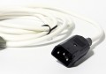 Elektromos kábel lengődugó (IEC C14) 1,5 mm