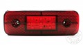 TruckerShop LED helyzetjelző lámpa 12/24V (115x40) piros