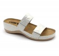 Leon Comfortstep Leon Comfortstep 918 fehér női bőr papucs 36-41