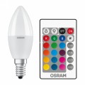 Osram E14 LED Star+ 5,5W 470lm RGBW, távirányítóval szabályozható - 40W izzó helyett