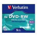 Verbatim DVD+RW 4.7GB 4x Újraírható DVD lemez (43229)