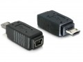 Delock Átalakító USB micro-B male to mini USB 5pin (65063)