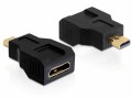 Delock Adapter High Speed HDMI Ethernettel - mini C female > micro D male (65271)