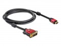 Delock Átalakító Kábel - HDMI –> DVI - apa/apa - 1.8m (84342)