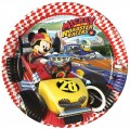 Mickey Disney papírtányér roadster 8 db-os 23cm