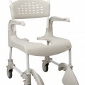 ETAC Clean gördíthető fürdetőszék intézményi használatra 55 cm magasságú, szürke
