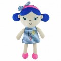 Baby Mix Fejlesztő rongybaba tengerész lány blue