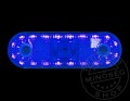 TruckerShop LED helyzetjelző lámpa 12/24V (körbe ledes) kék