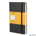 MOLESKINE Notesz MM710 Kemény Fedeles vonalas fekete &quot;P&quot;