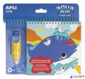 APLI Színezőfüzet, vízbázisú, &quot;Aqua Fun&quot;