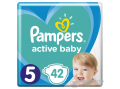 PAMPERS Active Baby Value Pack pelenka, 5-os méret, 42 db