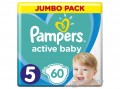 PAMPERS Active Baby Jumbo Pack pelenka, 5-ös méret, 60 db