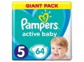 PAMPERS Active Baby Giant Pack pelenka, 5-ös méret, 64 db