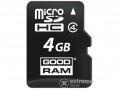 Goodram 4GB microSDHC memóriakártya, Class 4 (M400-0040R11)