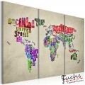 ArtGeist sp. z o o. Kép - Színes országok - triptych
