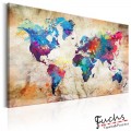 ArtGeist sp. z o o. Kép - World Map: Urban Style