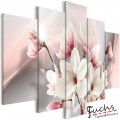 ArtGeist sp. z o o. Kép - Magnolia in Bloom (5 Parts) Wide