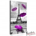 ArtGeist sp. z o o. Kép - Paris: Purple Umbrellas