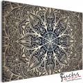 ArtGeist sp. z o o. Kép - Oriental Flowers (1 Part) Narrow Brown