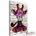 ArtGeist sp. z o o. Kép - Hipster Giraffe (1 Part) Vertical