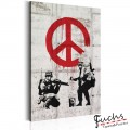 ArtGeist sp. z o o. Kép - Soldiers Painting Peace by Banksy