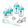 Tommee Tippee Advanced Anti-colic ujszülött cumisüveg kezdőszett türkiz (8db)