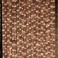 Gesztenye-Bézs színű bozont függöny