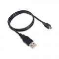ValueLine kábel USB A-Micro 0.5m Black (VLCP60500B05)