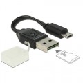 Egyéb Delock USB Micro OTG Cable male (91709)