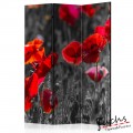 ArtGeist sp. z o o. Paraván - Red Poppies [Room Dividers]