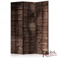 ArtGeist sp. z o o. Paraván - Dark Brown Boards [Room Dividers]