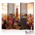 Paraván - Colors of New York City III [Room Dividers]